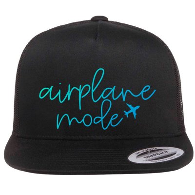 Travel Lover Airplane Mode Airplane Mode Adventure Meaningful Gift Flatbill Hat