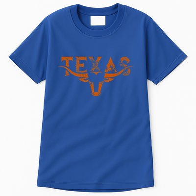 Texas Longhorn Austin Pride Texas Longhorn Bull Horn Tall T-Shirt