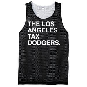 The Los Angeles Tax Dodgers Mesh Reversible Basketball Jersey Tank