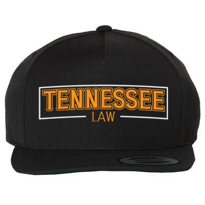 Tennessee Law Attorney Funny Gift Lawyer College Bar Graduate Funny Gift Wool Snapback Cap