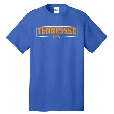 Tennessee Law Attorney Funny Gift Lawyer College Bar Graduate Funny Gift Tall T-Shirt