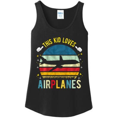 This Loves Airplanes Ladies Essential Tank