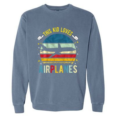 This Loves Airplanes Garment-Dyed Sweatshirt