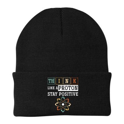 Think Like A Proton Stay Positive Periodic Table Chemistry Beanie