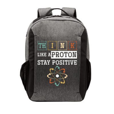 Think Like A Proton Stay Positive Periodic Table Chemistry Vector Backpack