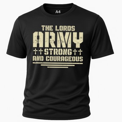 The Lords Army Strong And Courageous Jesus Christ Performance Shirt