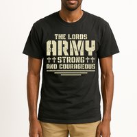 The Lords Army Strong And Courageous Jesus Christ Tall T-Shirt