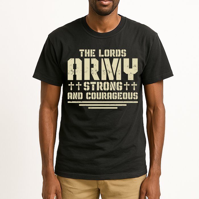 The Lords Army Strong And Courageous Jesus Christ Tall T-Shirt
