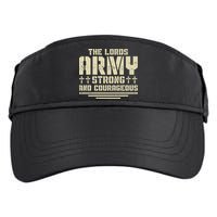 The Lords Army Strong And Courageous Jesus Christ Adult Drive Performance Visor