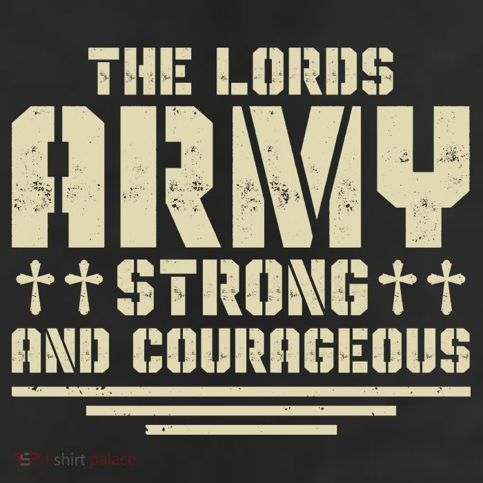 The Lords Army Strong And Courageous Jesus Christ 25L Jumbo Tote
