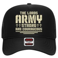 The Lords Army Strong And Courageous Jesus Christ Trucker Hat