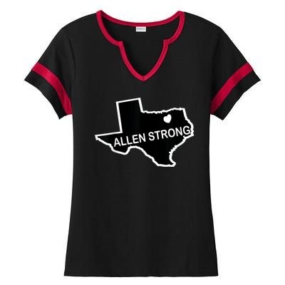 Texas Love Allen Strong Ladies Halftime Notch Neck Tee