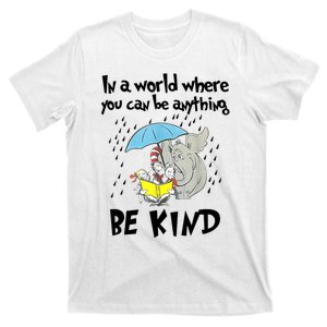 Teacher Life Be Kind Gift For Teacher Cat In Hat T-Shirt