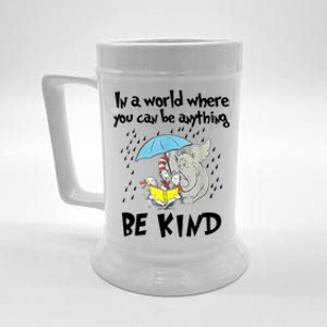 Teacher Life Be Kind Gift For Teacher Cat In Hat Beer Stein