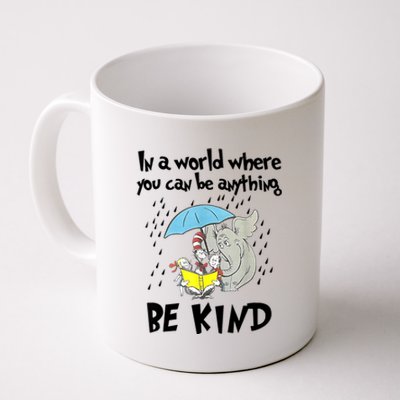 Teacher Life Be Kind Gift For Teacher Cat In Hat Coffee Mug