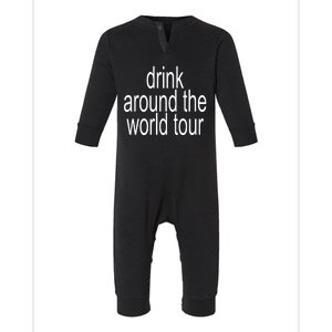 The Lost Bros Drink Around The World Brat Summer Infant Fleece One Piece