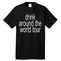 The Lost Bros Drink Around The World Brat Summer Tall T-Shirt