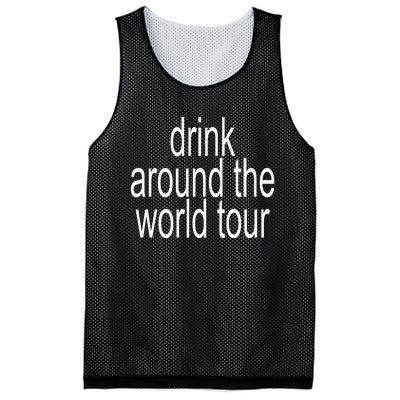 The Lost Bros Drink Around The World Brat Summer Mesh Reversible Basketball Jersey Tank