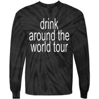 The Lost Bros Drink Around The World Brat Summer Tie-Dye Long Sleeve Shirt