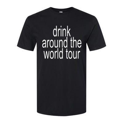 The Lost Bros Drink Around The World Brat Summer Softstyle CVC T-Shirt