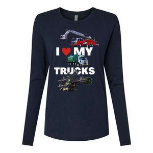 Truck Lovers Born To Truck Driving Passion Womens Cotton Relaxed Long Sleeve T-Shirt