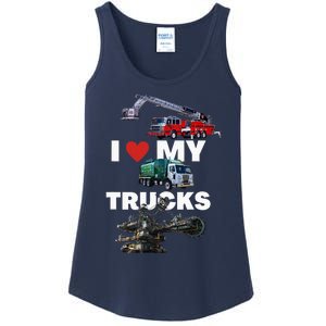 Truck Lovers Born To Truck Driving Passion Ladies Essential Tank