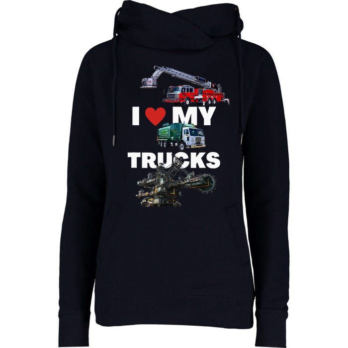 Truck Lovers Born To Truck Driving Passion Womens Funnel Neck Pullover Hood