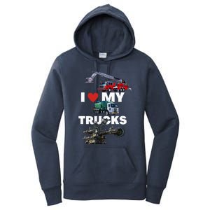 Truck Lovers Born To Truck Driving Passion Women's Pullover Hoodie