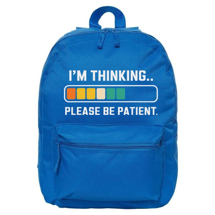 Thinking Loading Bar Please Patient 16 in Basic Backpack