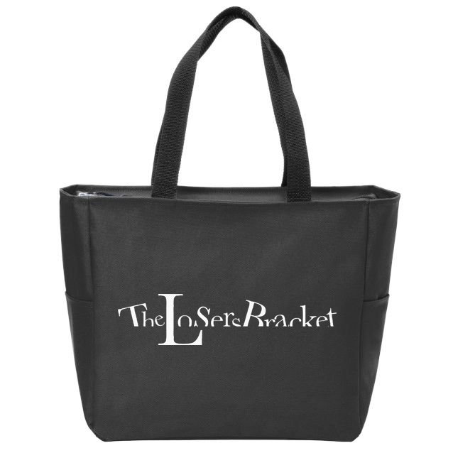 The Losers Bracket Zip Tote Bag