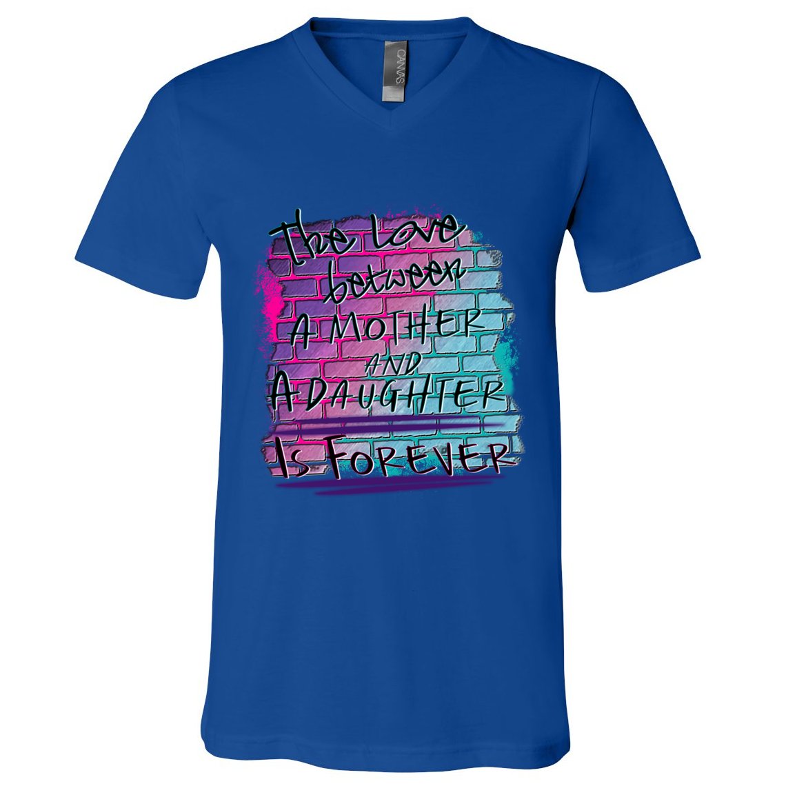 The Love Between Mother And Daughter Is Forever Great Gift V-Neck T-Shirt