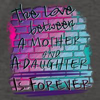 The Love Between Mother And Daughter Is Forever Great Gift Vector Backpack