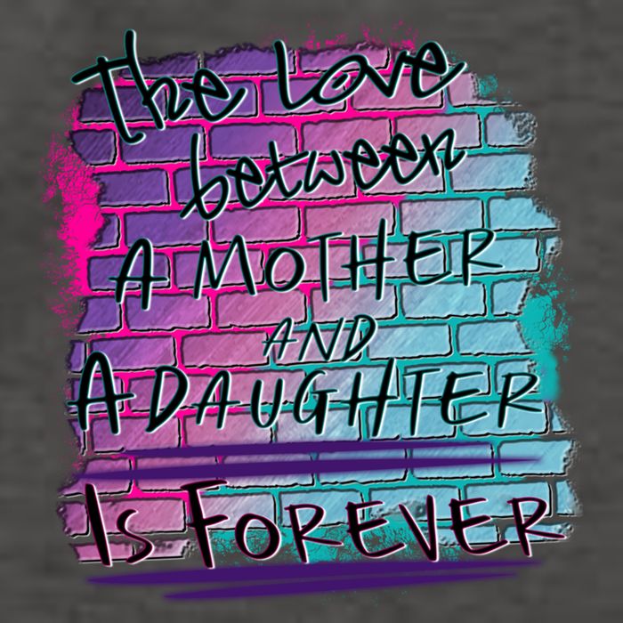 The Love Between Mother And Daughter Is Forever Great Gift Vector Backpack