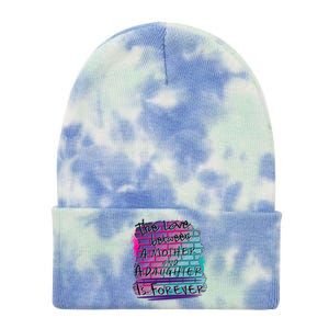 The Love Between Mother And Daughter Is Forever Great Gift Tie Dye 12in Knit Beanie