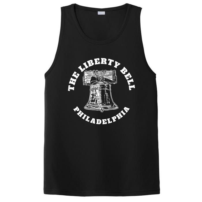 The Liberty Bell Philadelphia Novelty Liberty Bell PosiCharge Competitor Tank