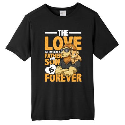 The Love Between A Father And Son Is Forever Gift Tall Fusion ChromaSoft Performance T-Shirt