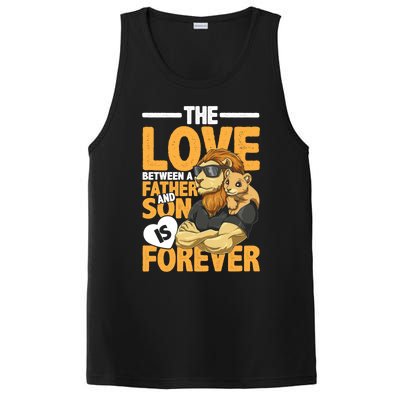 The Love Between A Father And Son Is Forever Gift PosiCharge Competitor Tank