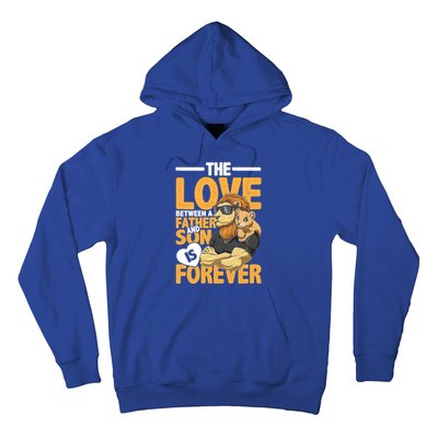 The Love Between A Father And Son Is Forever Gift Hoodie