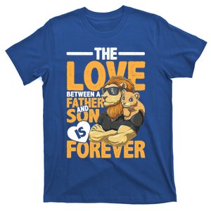 The Love Between A Father And Son Is Forever Gift T-Shirt