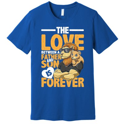 The Love Between A Father And Son Is Forever Gift Premium T-Shirt