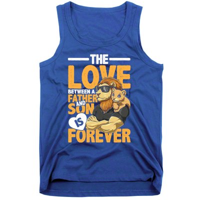 The Love Between A Father And Son Is Forever Gift Tank Top