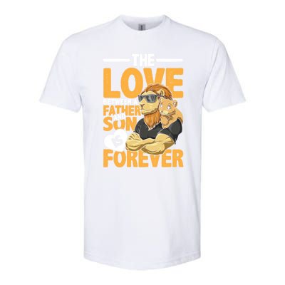 The Love Between A Father And Son Is Forever Gift Softstyle CVC T-Shirt