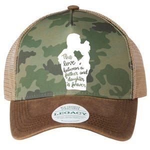 The Love Between Father And Daughter Is Forever Gift Legacy Tie Dye Trucker Hat