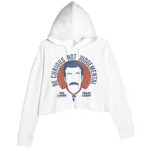 Ted L.A.S.S.O Be Curious Not Judgemental Crop Fleece Hoodie