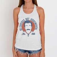 Ted L.A.S.S.O Be Curious Not Judgemental Women's Knotted Racerback Tank