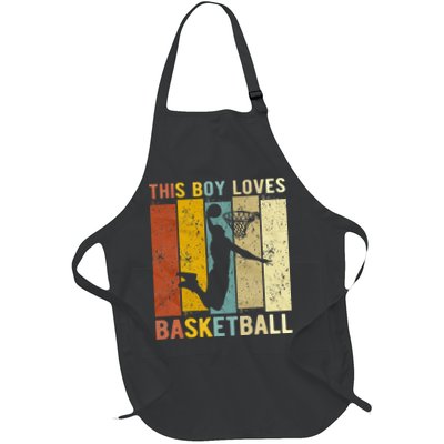 This  Loves Basketball Boys Basketball Apron
