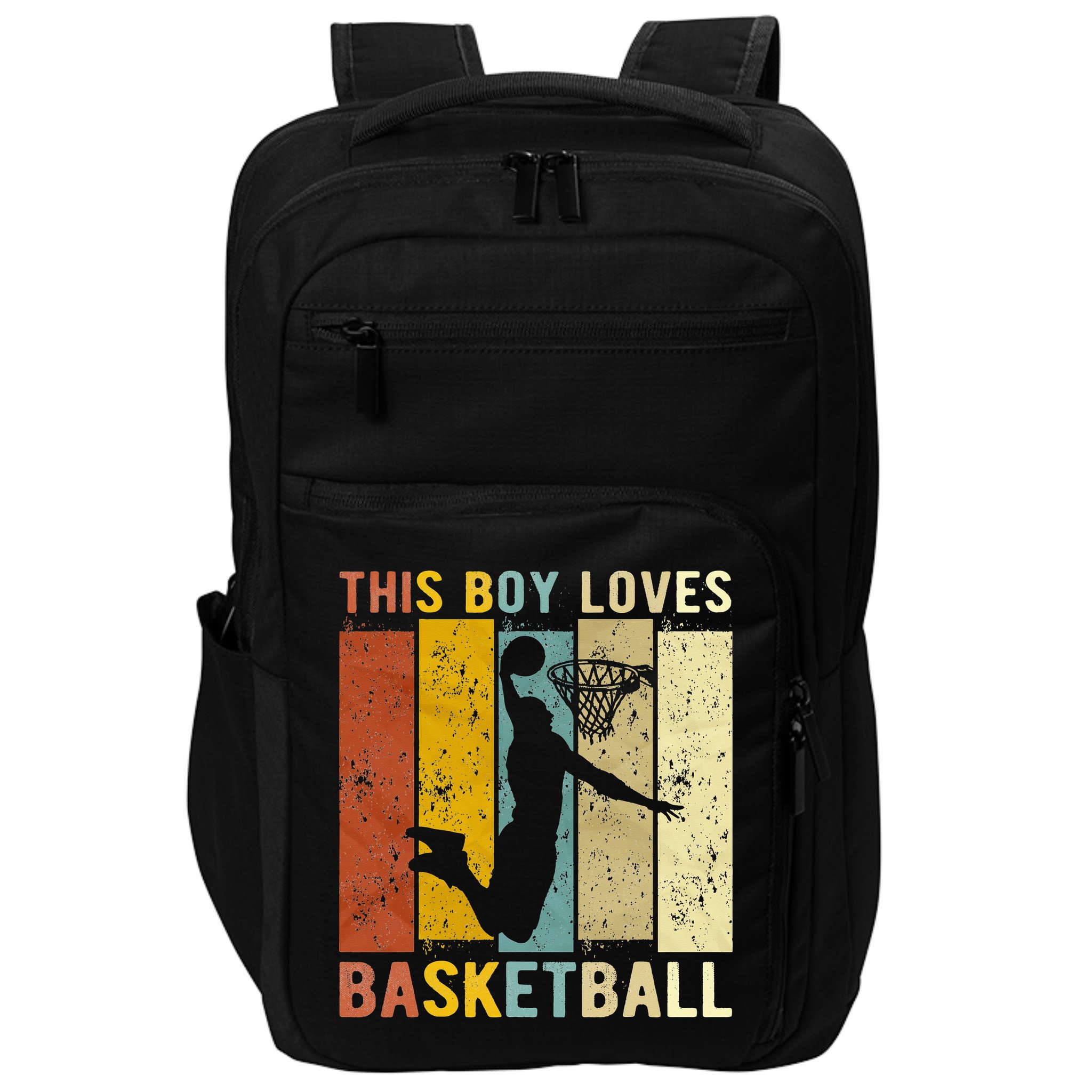 This  Loves Basketball Boys Basketball Impact Tech Backpack