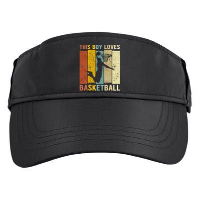 This  Loves Basketball Boys Basketball Adult Drive Performance Visor