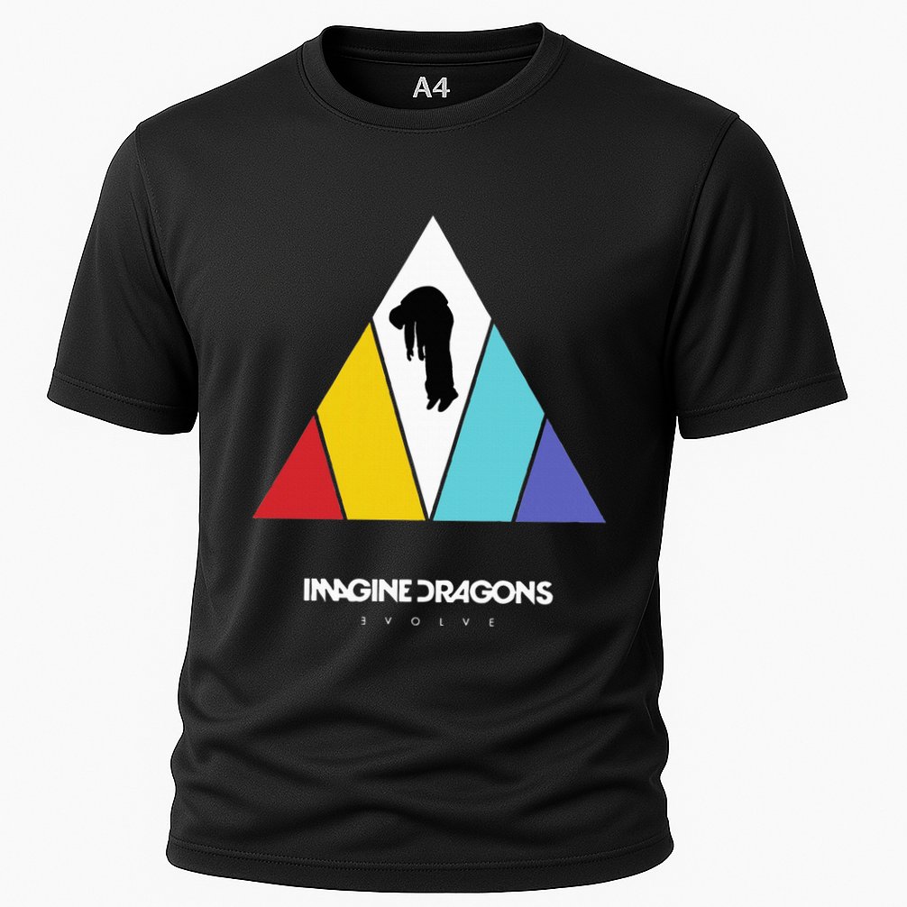 Triangle Logo Black Cooling Performance Crew T-Shirt