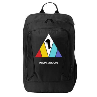 Triangle Logo Black City Backpack